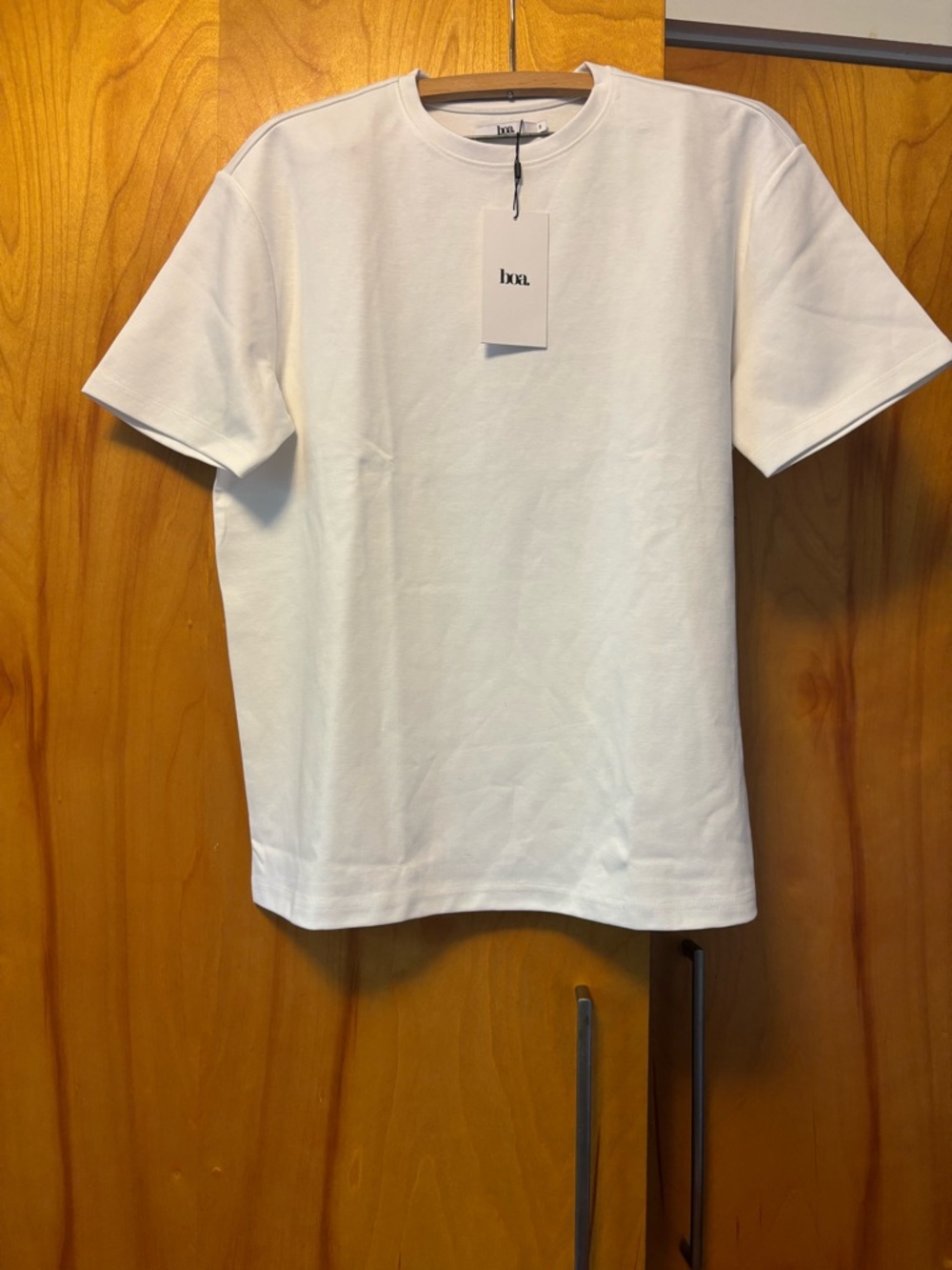 Women's White Short Sleeve Oversized Crew Tee - New